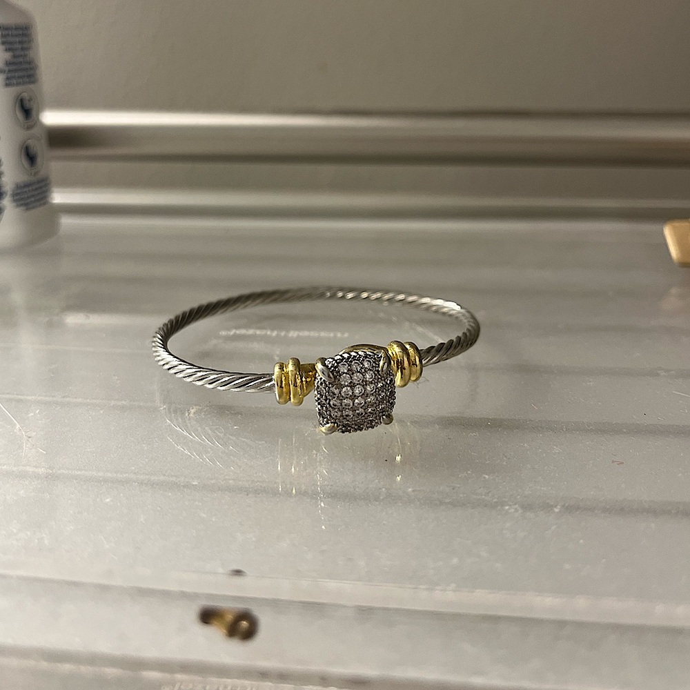 Silver and Gold Costume Jewelry. Bracelet